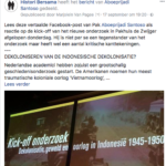 Facebook posts tentang penelitian Belanda