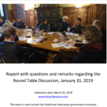 Press Release: Critics Published Report of Roundtable Discussion