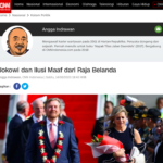 Jokowi dan Ilusi Maaf dari Raja Belanda – CNN Indonesia