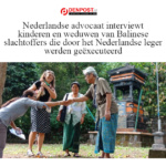 Nederlandse advocaat interviewt Balinese slachtoffers – DenPost