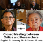 Besloten bijeenkomst tussen critici en onderzoekers, NIOD, januari 2019