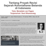 Tentang Proyek Revisi Sejarah Kolonialisme Belanda di Indonesia