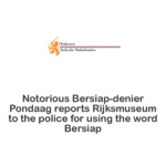 Notorious Bersiap-denier Pondaag reports Rijksmuseum to the police – FIN