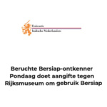 Beruchte Bersiap-ontkenner Pondaag doet aangifte tegen Rijksmuseum – FIN