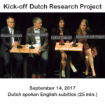 Kick-off Dutch Research Project – Sept 14, 2017