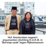 Persbericht: Hof Amsterdam wijst ‘Bersiap-zaak’ Rijksmuseum af