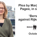 Plea Marjolein van Pagee in ‘bersiap-zaak’ KUKB against Rijksmuseum