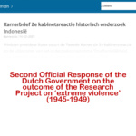 Second official response Indonesia research – Dutch government