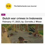 Dutch war crimes in Indonesia – C.J. Wisse, NJB