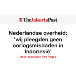 Nederlandse overheid: ‘wij pleegden geen oorlogsmisdaden in Indonesië’  